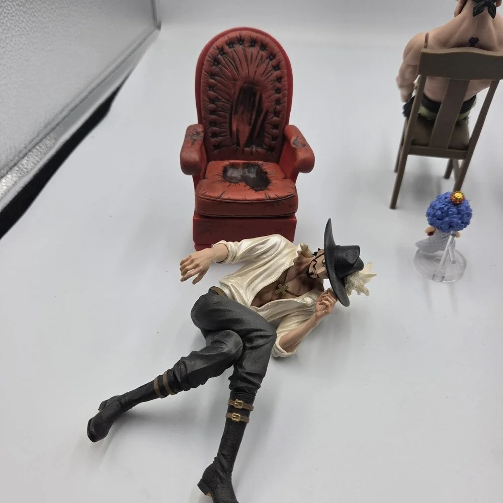 One Piece Figure Lot Whitebeard Mihawk Kuzan Ivankov Anime Statues Japan Import
